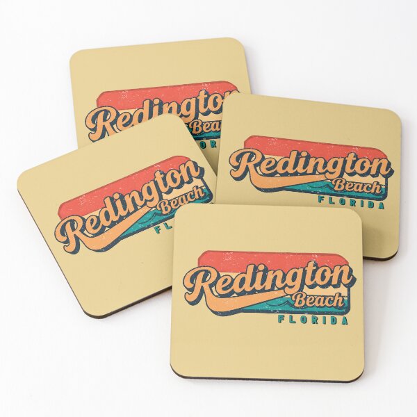 Item preview, Retro Redington Beach Florida Design - Vintage Inspired Travel Art designed and sold by Mandeville Photography.