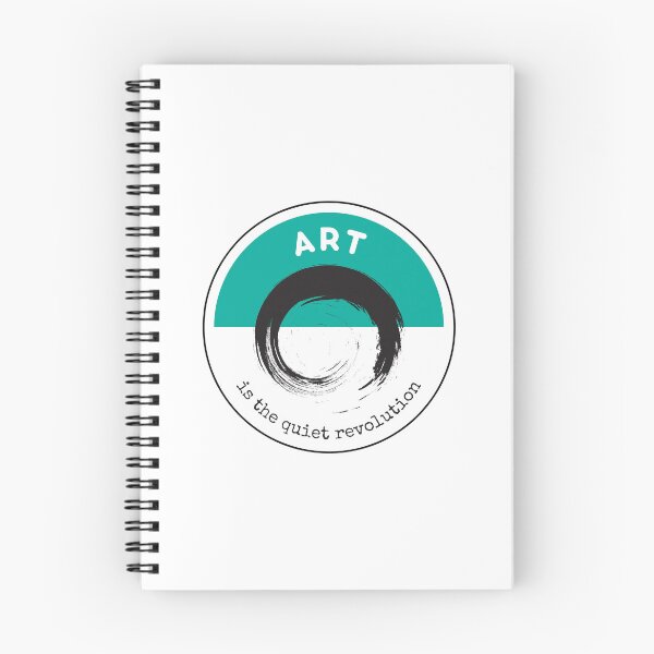Item preview, Art is the Quiet Revolution (enso) designed and sold by Bullwheel Design.