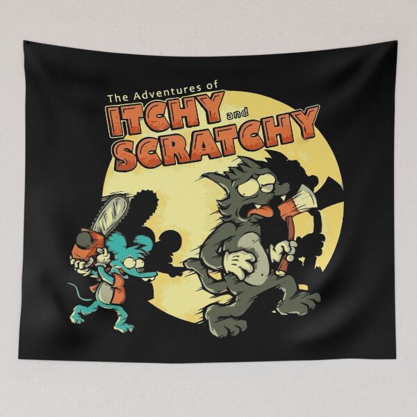 Item preview, Itchy and Scratchy Design designed and sold by EzequielBC.
