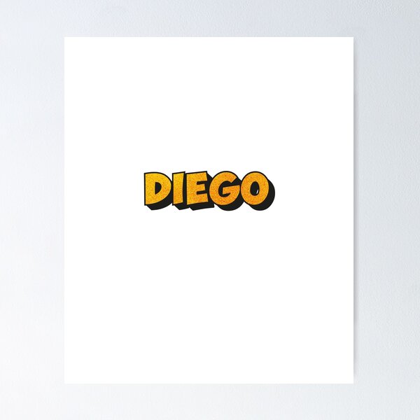Item preview, Diego Personalized Custom Name Design for Men, Teens, and Boys designed and sold by Watsonarts.