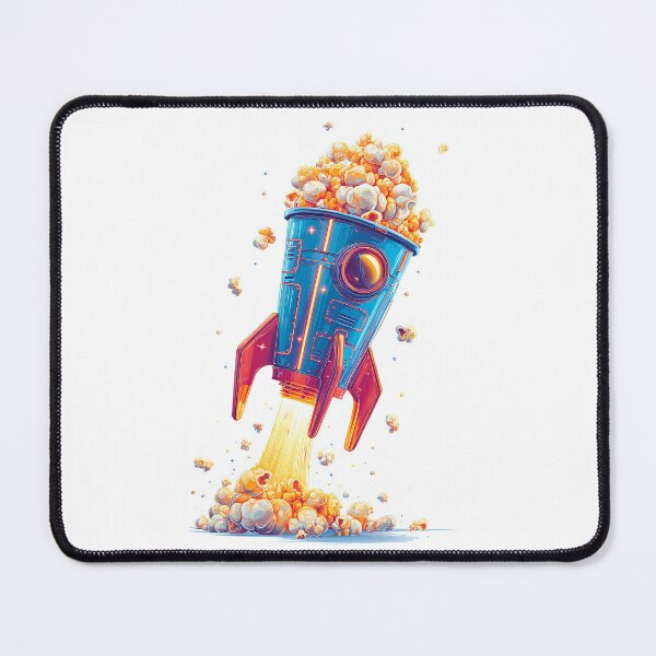 Item preview, Retro Rocket Popcorn Bucket - Space Adventure Graphic designed and sold by DanielY01.