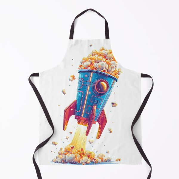 Item preview, Retro Rocket Popcorn Bucket - Space Adventure Graphic designed and sold by DanielY01.