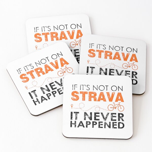 Item preview, If It's Not On STRAVA It Never Happened Gift for Cyclists & Runners | Funny Bike & Running Humor Gift, KOM QOM Legend | GPS Tracker designed and sold by BMLprint ⭐⭐⭐⭐⭐.