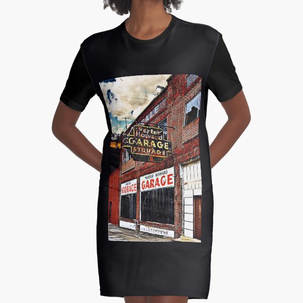 Bossier City Meets Lebanon, Missouri Graphic T-Shirt Dress