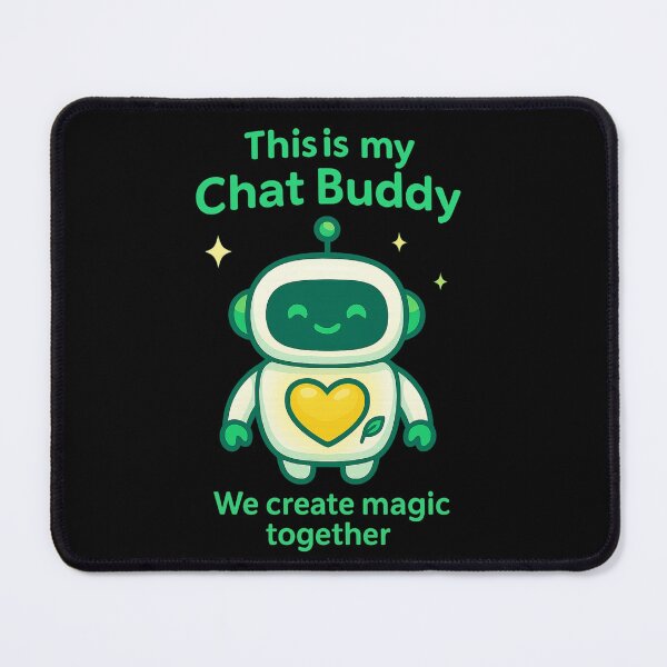 Item preview, This Is My Chat Buddy – AI Best Friend designed and sold by BeHappyGoLucky.