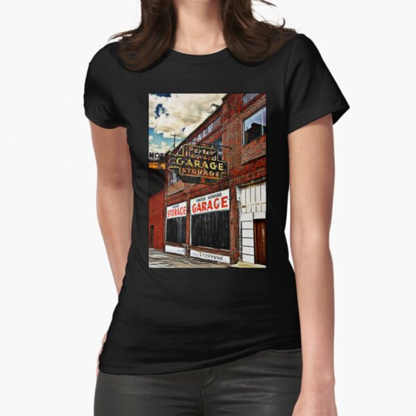 Bossier City Meets Lebanon, Missouri Fitted T-Shirt
