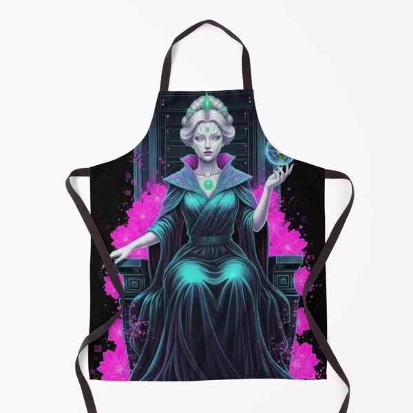 Item preview, The Empress Tarot: Neon Bio-Cyberpunk Queen - Glitch Card III designed and sold by trend-forge.