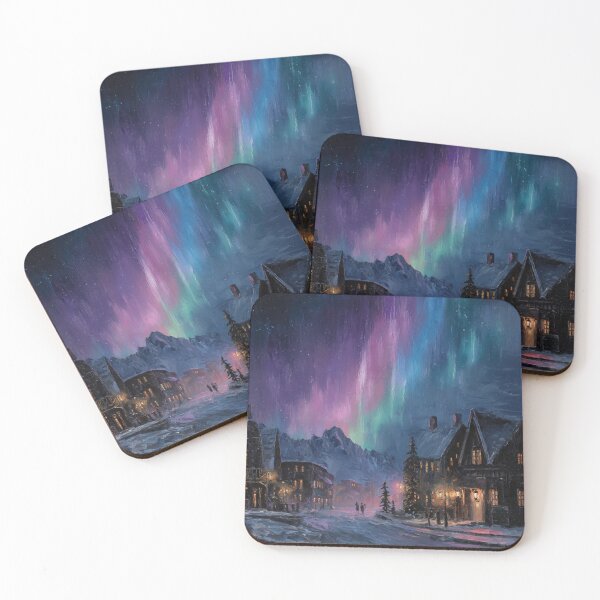 Item preview, Aurora's Whisper over Winter Hollow designed and sold by afrancisCL.