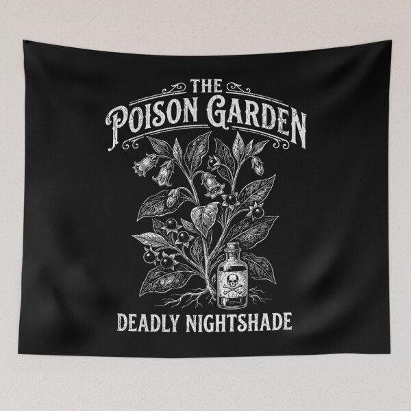 Item preview, Dark Academia Deadly Nightshade Vintage Botanical Apothecary designed and sold by Mason-Pride.