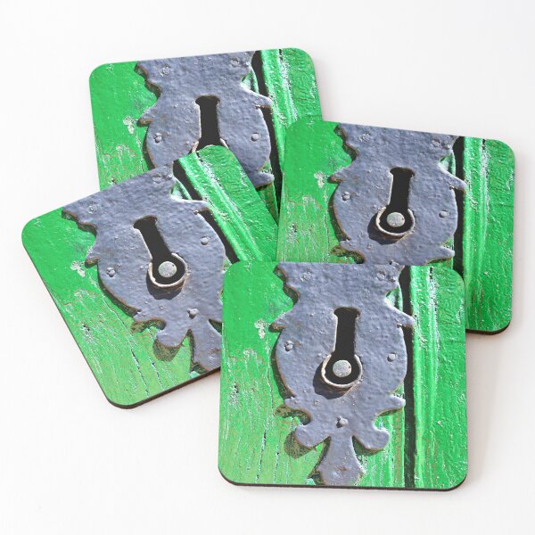 Item preview, Vibrant Green Door Antique Keyhole designed and sold by Clavivs.