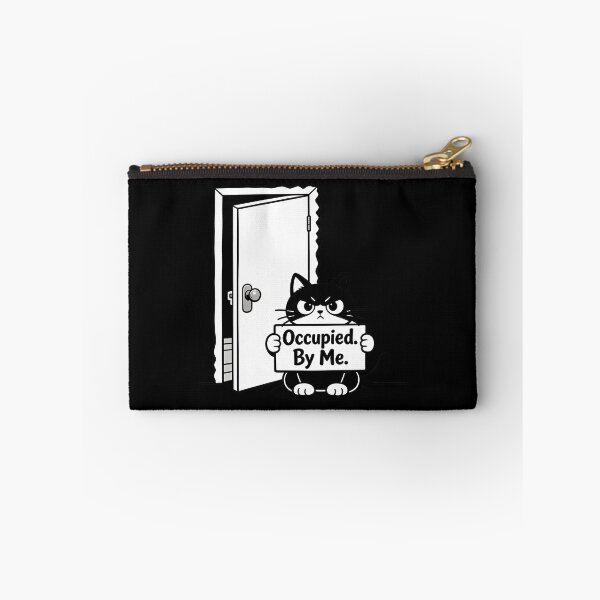Item preview, Funny Cat Bathroom Guard Shirt – Grumpy Cat Blocking Door – Humor Pet Design designed and sold by Uglyandcute.