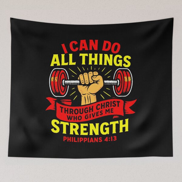 Item preview, Philippians 4:13 I can do all things through Christ who gives me strength designed and sold by plushism.