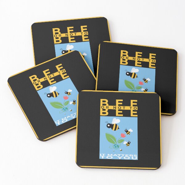 Item preview, Bee Or Not To Bee Save The Bees Wildlife Conservation Quote designed and sold by NaturEdeN.