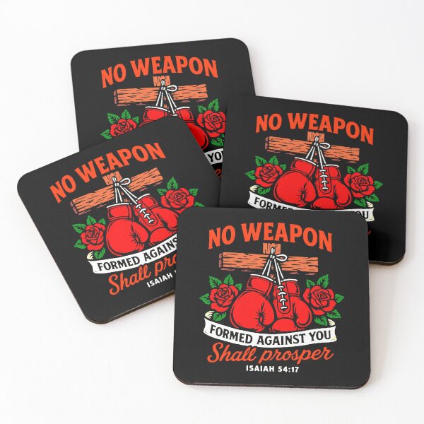 Item preview, Isaiah 54:17 No Weapon Formed Against You Shall Prosper designed and sold by plushism.