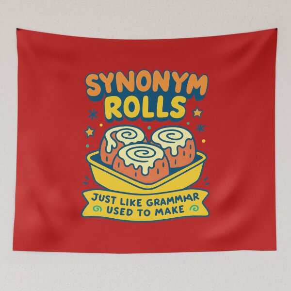 Item preview, Synonym Rolls Just Like Grammar Used To Make  designed and sold by DemureArtsy.
