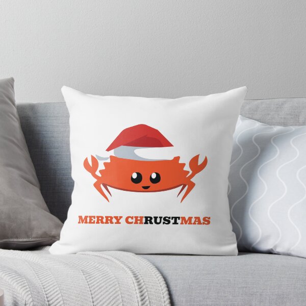 Item preview, Rust Language Mascot Merry Christmas designed and sold by hipstuff.