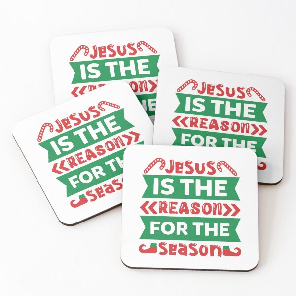 Item preview, Jesus Is The Reason For The Season - Religious Christmas Slogan designed and sold by FuzionRaptor.
