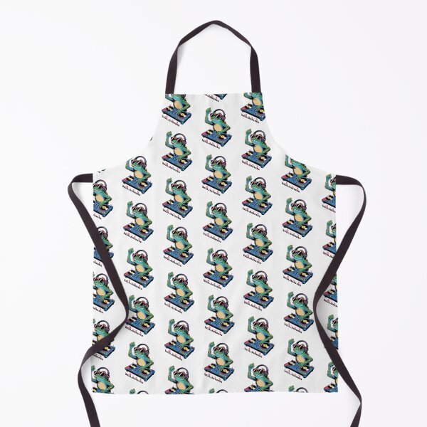 Item preview, Funky DJ Frog with Turntables designed and sold by Betsytiptoe.
