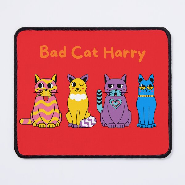 Item preview, Bad Cat Harry: The Colorful Gang designed and sold by Unefleuralafois.