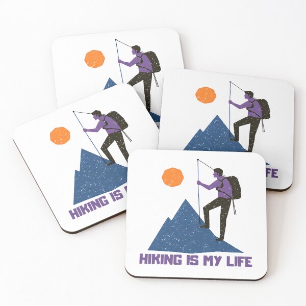 Item preview, Hiking Is My Life designed and sold by Modern Mood Prints.