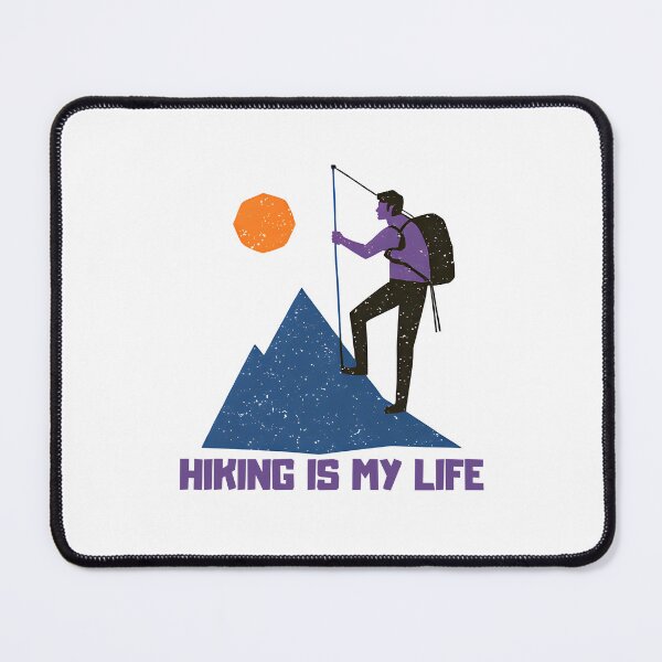 Item preview, Hiking Is My Life designed and sold by Modern Mood Prints.