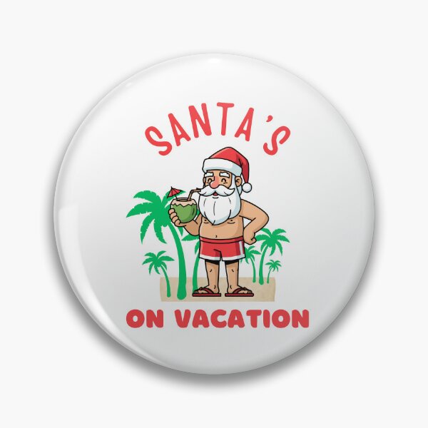 Item preview, Santa’s on Vacation Christmas Holiday T-Shirt designed and sold by Estte-creative.