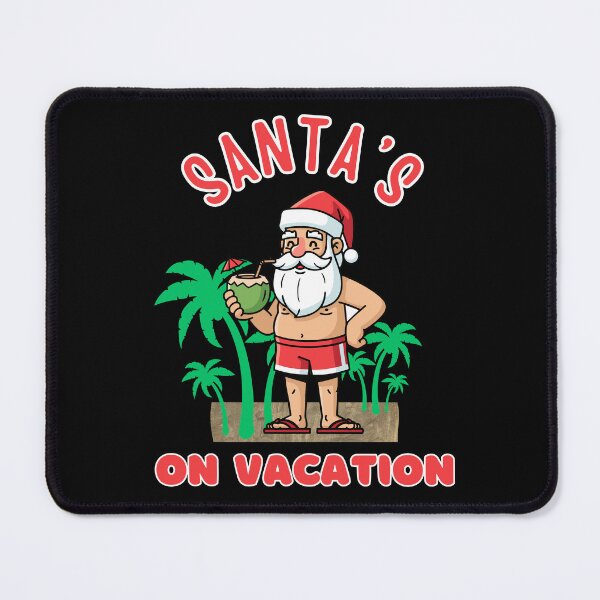 Item preview, Santa’s on Vacation Christmas Holiday T-Shirt designed and sold by Estte-creative.