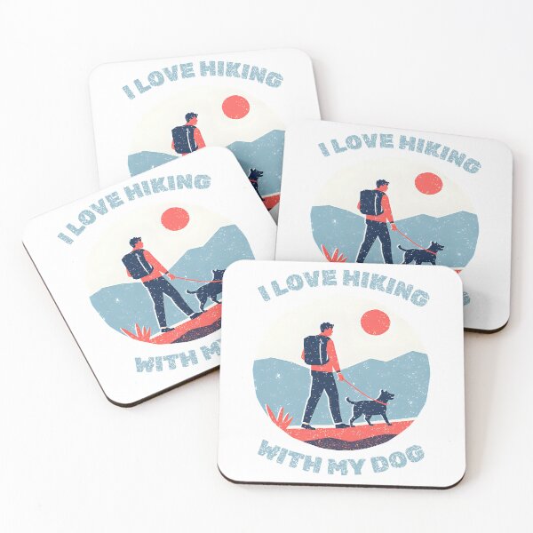 Item preview, I Love Hiking With My Dog designed and sold by Modern Mood Prints.