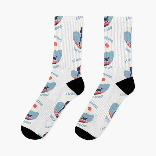 Item preview, I Love Hiking With My Dog designed and sold by Modern Mood Prints.