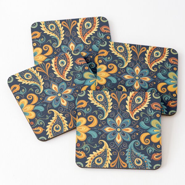 Item preview, Intricate Paisley Floral Pattern designed and sold by AnimalAirtistry.