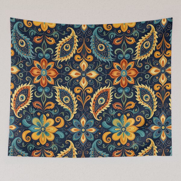 Item preview, Intricate Paisley Floral Pattern designed and sold by AnimalAirtistry.