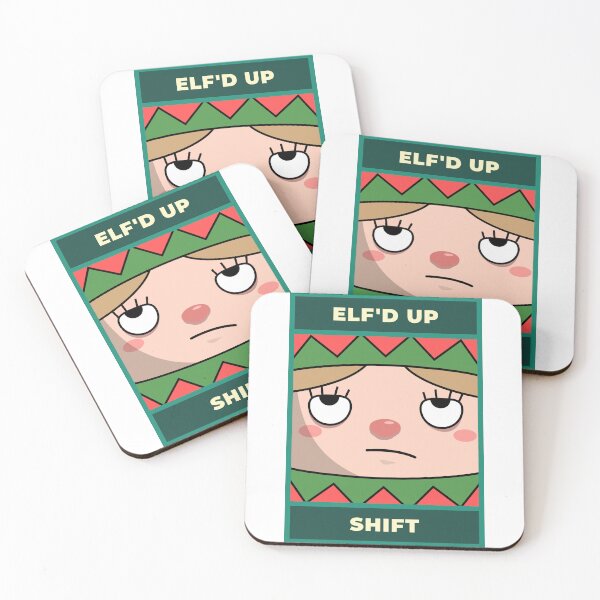 Item preview, Elf’d Up Shift – Funny Nurse Christmas Elf Face Design designed and sold by NANursing.