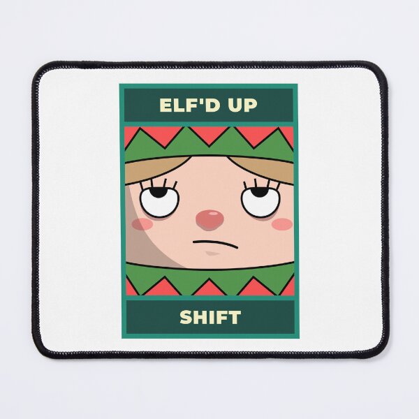 Item preview, Elf’d Up Shift – Funny Nurse Christmas Elf Face Design designed and sold by NANursing.