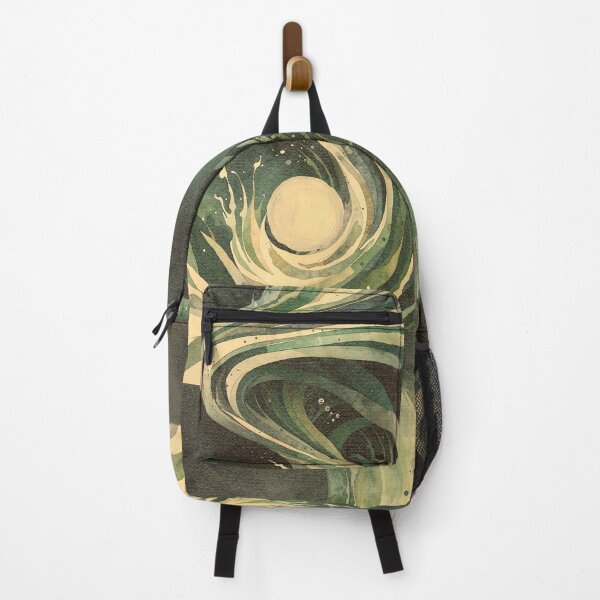 Item preview, Green Abstract Water Swirl Watercolor Canvas Subtle Lesbian designed and sold by TackyTime.