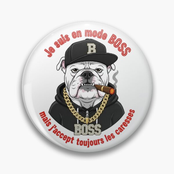 Item preview, BOSS Cool Bulldog with Cigar and Gold Chain designed and sold by CHRIST5000.