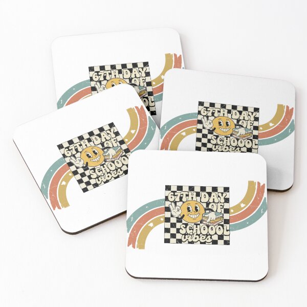 Item preview,  sixty-seven Day of School Vibes - Groovy Checkered Smiley designed and sold by w66aboo.