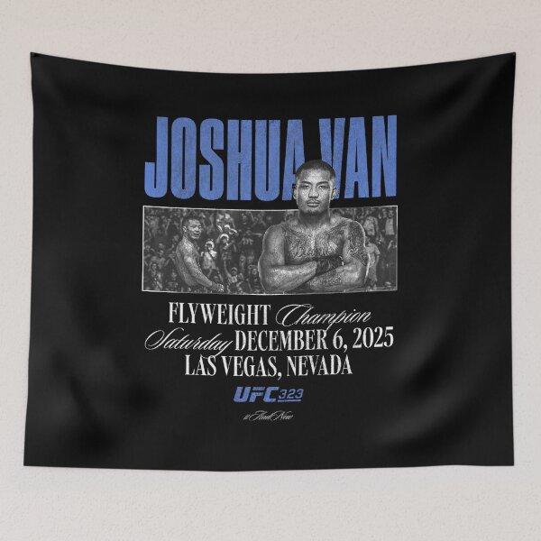Item preview, Joshua Van UFC 323 Flyweight Champion designed and sold by JeyVel.