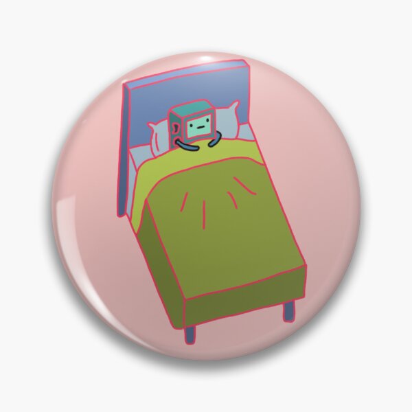 Item preview, cute robot in bed designed and sold by aaiimmee.