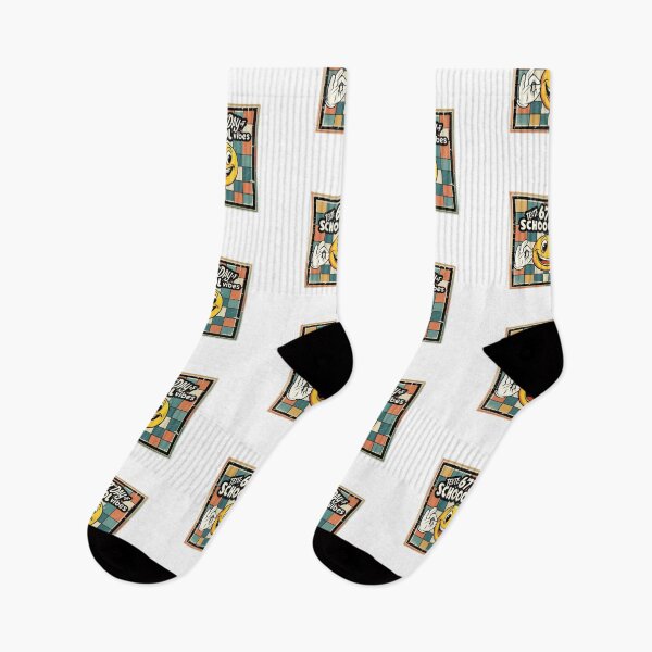 Item preview, 67th Day of School Vibes - Groovy Checkerboard 90s designed and sold by w66aboo.