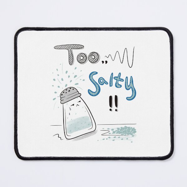 Item preview, Too Salty!! | Overwhelmed Salt Shaker Doodle | Low Energy Life Collection designed and sold by mintmono-studio.