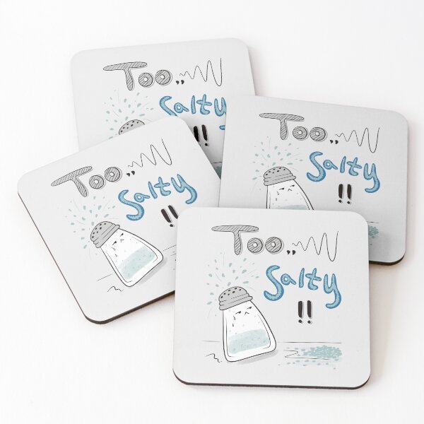 Item preview, Too Salty!! | Overwhelmed Salt Shaker Doodle | Low Energy Life Collection designed and sold by mintmono-studio.