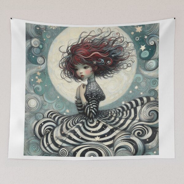 Item preview, Dance under the Cosmic Swirl designed and sold by Beyondnote-Art.