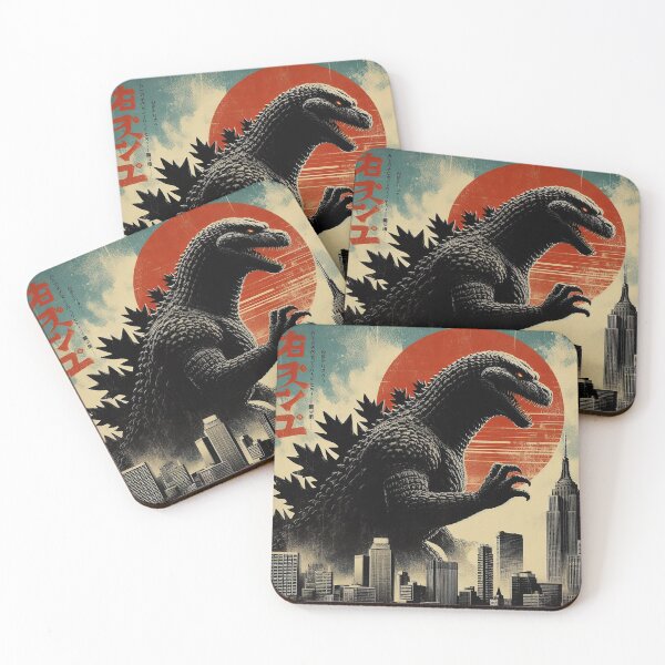 Item preview, Godzilla the King of the monsters prowling the city designed and sold by Andruzito.