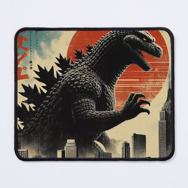 Item preview, Godzilla the King of the monsters prowling the city designed and sold by Andruzito.