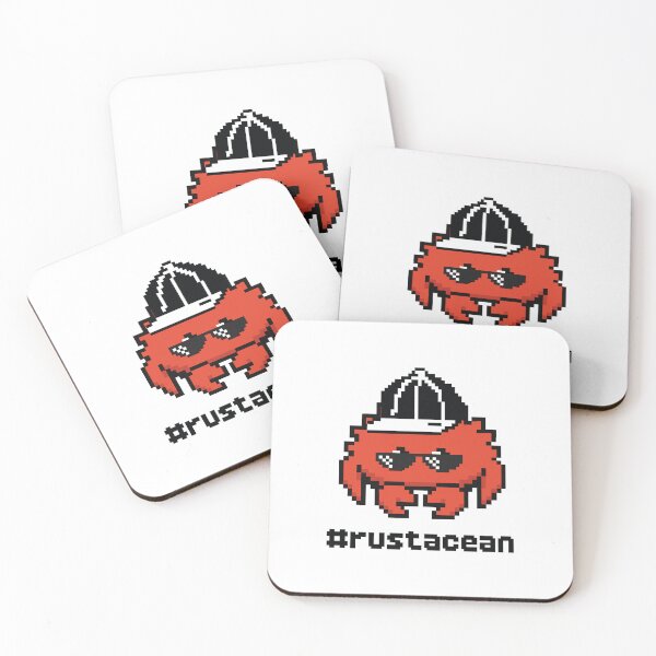 Item preview, Ferris The Crab Pixel Art #rustacean designed and sold by hipstuff.