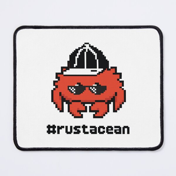 Item preview, Ferris The Crab Pixel Art #rustacean designed and sold by hipstuff.