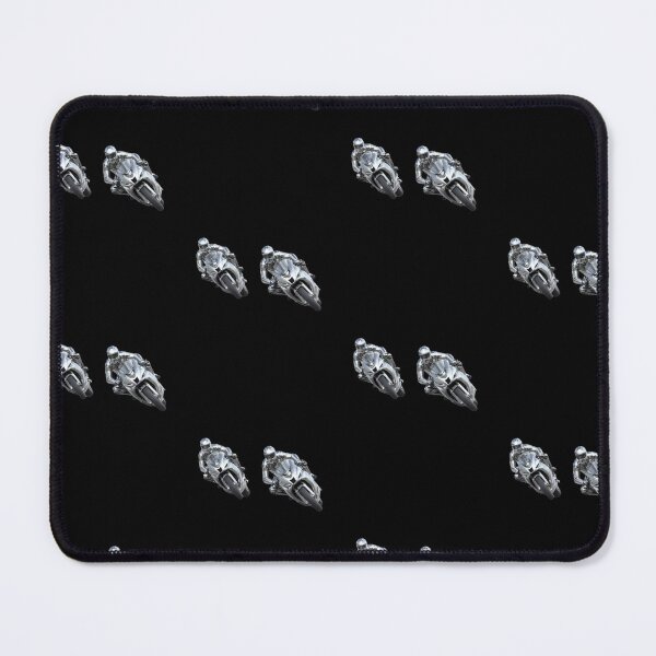 Item preview, Two motorbike riders turning in a race curve_14_Metallic paint_side view designed and sold by Aariq.