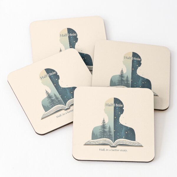 Item preview, Half Here, Half in a Better Story3 designed and sold by Quietest Riot.