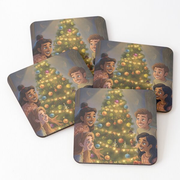 Item preview, Festive Family Together Christmas Illustration designed and sold by Valeree Store.
