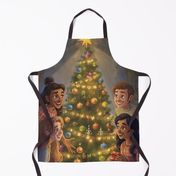 Item preview, Festive Family Together Christmas Illustration designed and sold by Valeree Store.